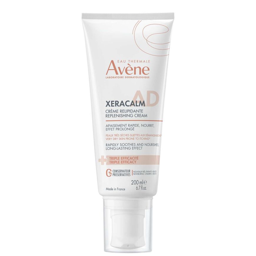 Avène XeraCalm A.D Lipid-Replenishing Cream, 200 mL