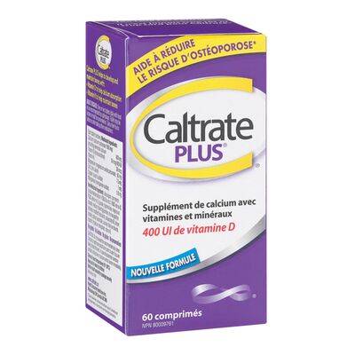 Caltrate Plus Calcium, Vitamin D3 & Minerals Tablets, 60 Tablets