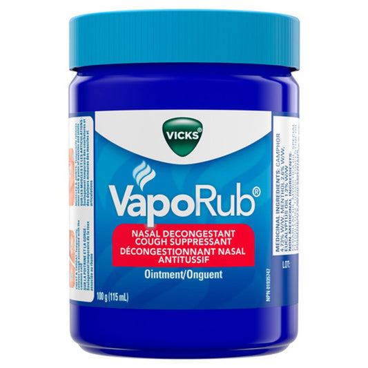 Vicks VapoRub Ointment, 100 g (115 mL)