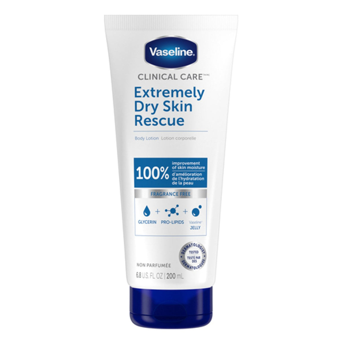 Vaseline Clinical Care Extremely Dry Skin Rescue Body Lotion, 200 mL