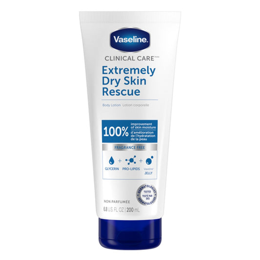 Vaseline Clinical Care Extremely Dry Skin Rescue Body Lotion, 200 mL