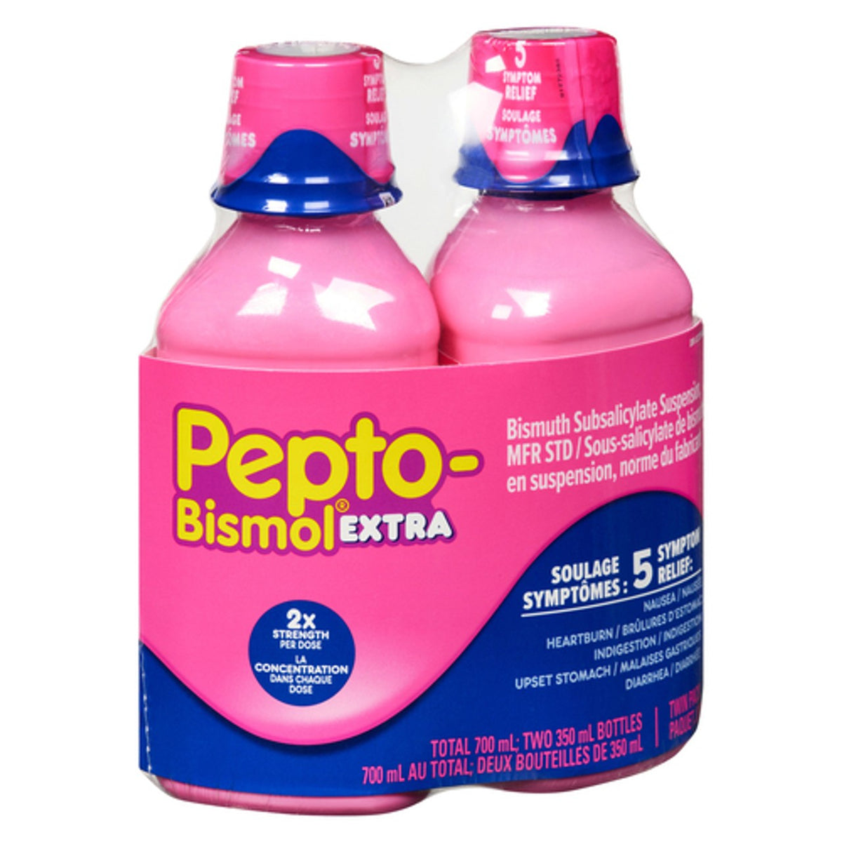 Pepto-Bismol Extra Strength Liquid Original Flavour Twin Pack, 2 x 350 mL