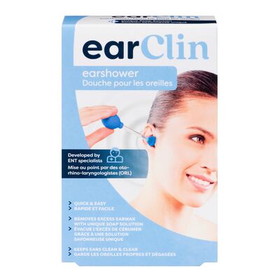 EarClin Earshower Adult Ear Wax Remover, 10 mL
