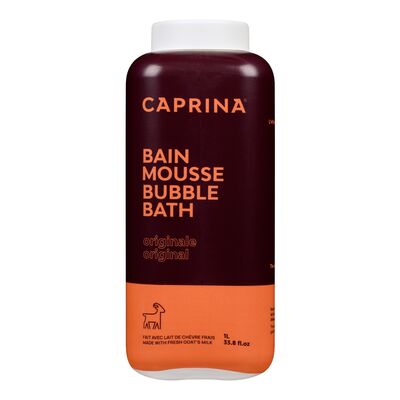 Caprina Goat's Milk Bubble Bath, Original, 1 L