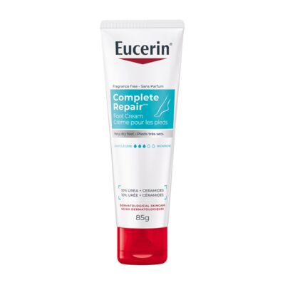 Eucerin Complete Repair Moisturizing Foot Cream, 10% Urea, 85 mL