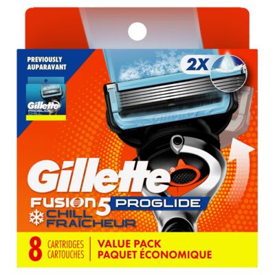 Gillette Fusion5 ProShield Chill Razor Blade Refills, 8 Count