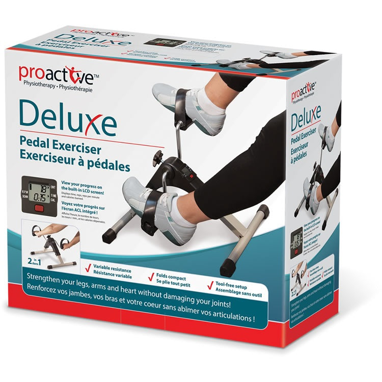 ProActive Deluxe Pedal Exerciser with Digital LCD Display