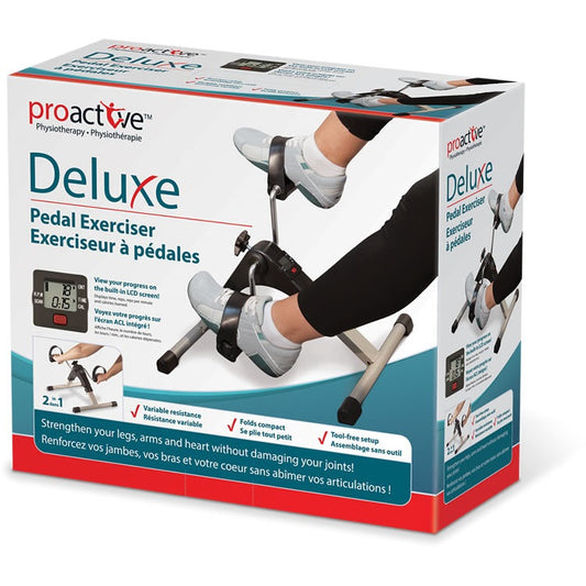 ProActive Deluxe Pedal Exerciser with Digital LCD Display