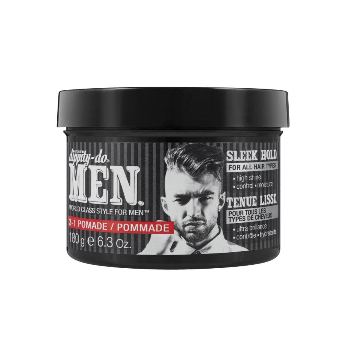 Dippity-do Men 3-in-1 Pomade Sleek Hold 180 g