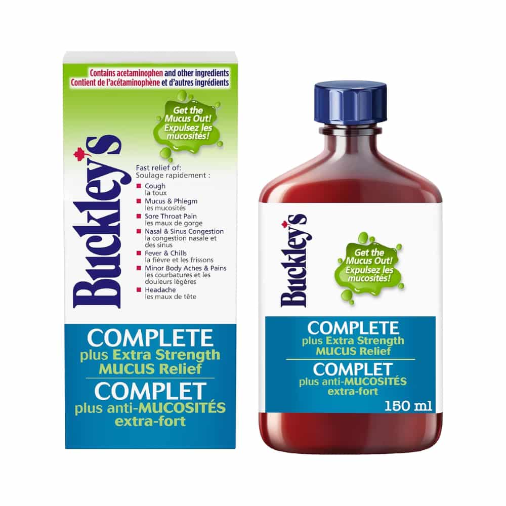 Buckley’s Nighttime Complete Extra Strength Plus Mucus Relief Syrup, 150 mL