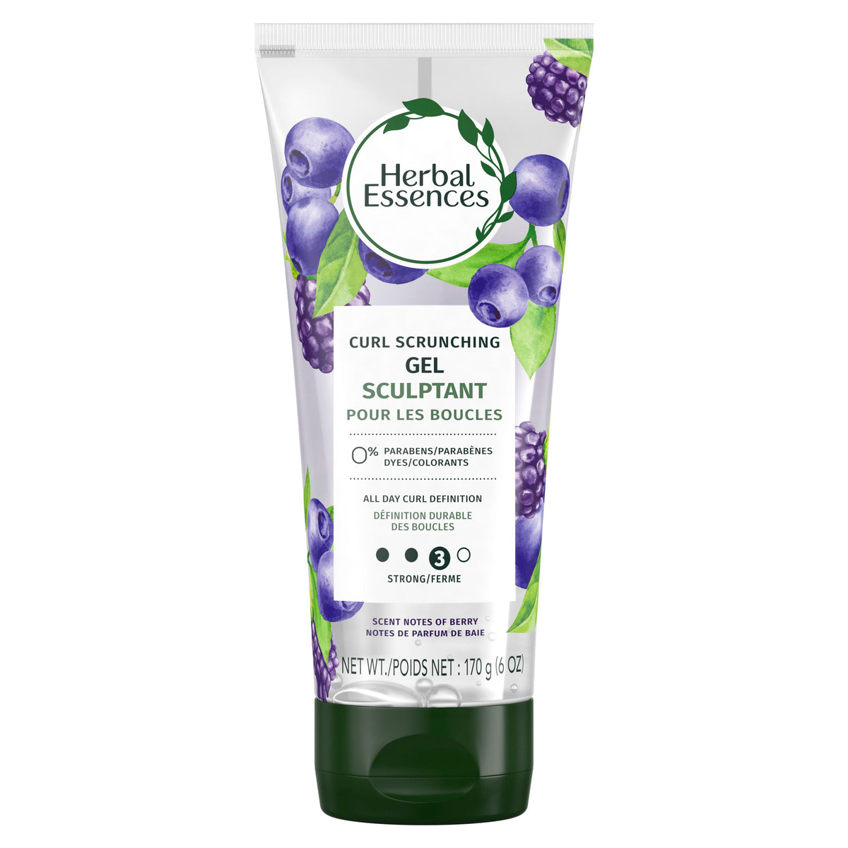 Herbal Essences Curl Scrunching Gel, Berry, 170 g
