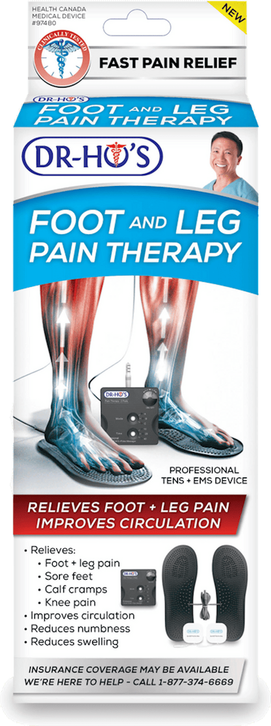 DR-HO'S Foot and Leg Pain Therapy, Black, 1 Each