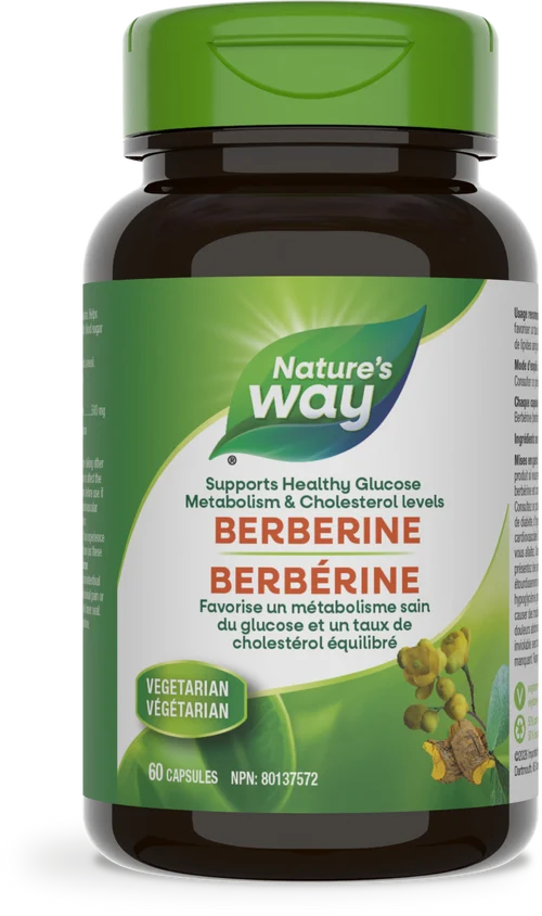 Nature's Way Berberine 500 mg, 60 Capsules