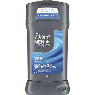 Dove Men+Care Clean Comfort Antiperspirant Stick, 76 g