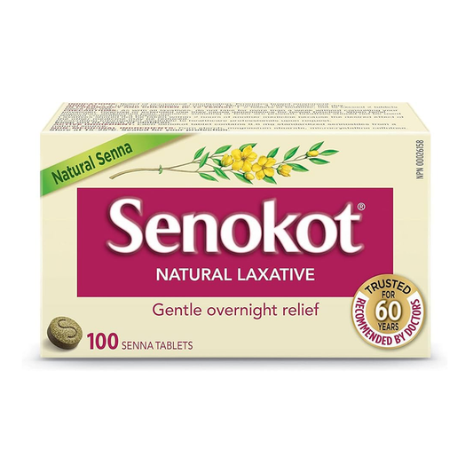 Senokot Natural Laxative Tablets, 100 Count