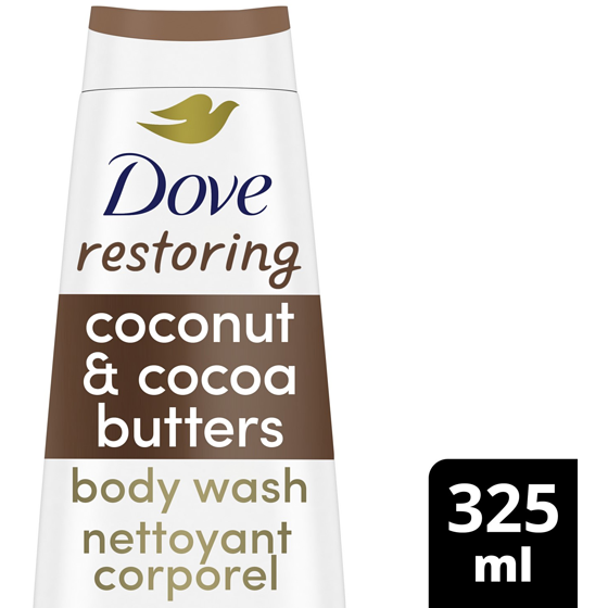 Dove Coconut + Cocoa Butter Body Wash, 325 mL