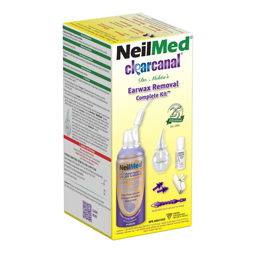 NeilMed ClearCanal Ear Wax Removal Complete Kit 75 mL