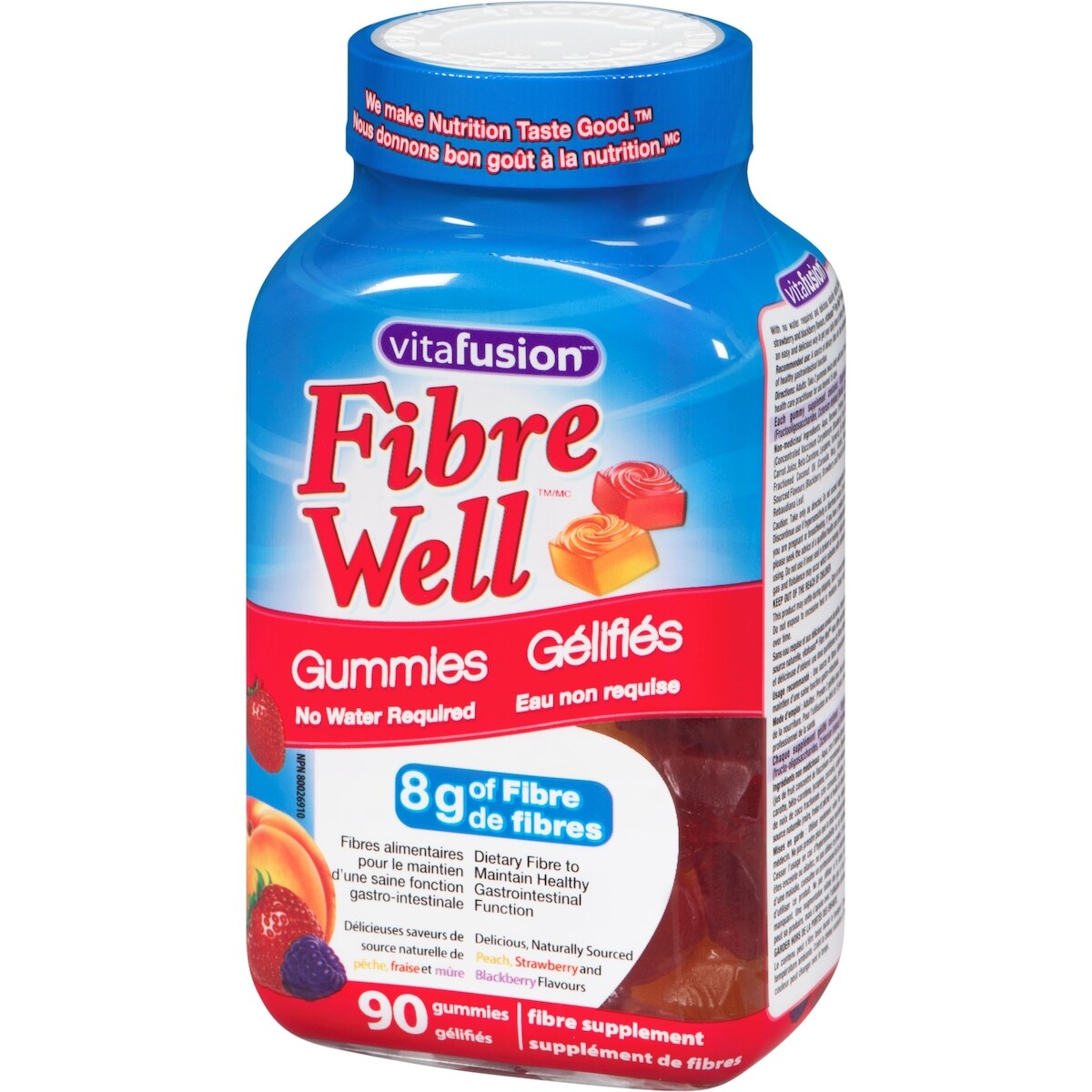 Vitafusion Fibre Well Fibre Supplement Gummies, 90 Gummies