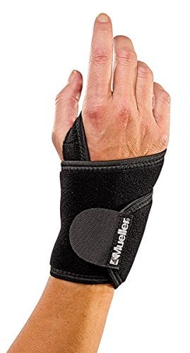 Mueller Adjustable Wrist Support, Black, One Size Fits Most