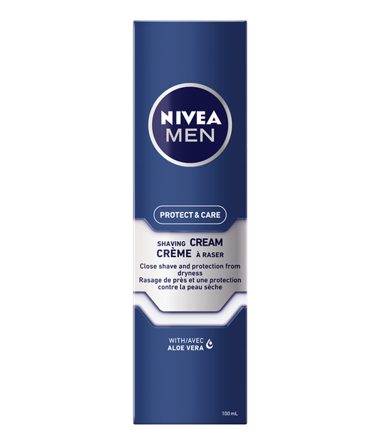 NIVEA MEN Protect & Care Moisturizing Shaving Cream, 100 mL