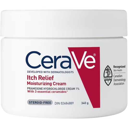 CeraVe Itch Relief Moisturizing Cream 1% 340 g