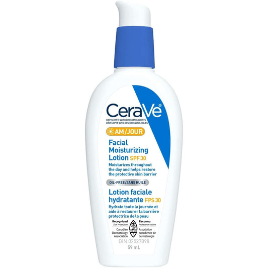 CeraVe AM Facial Moisturizing Lotion SPF 30, 59 mL