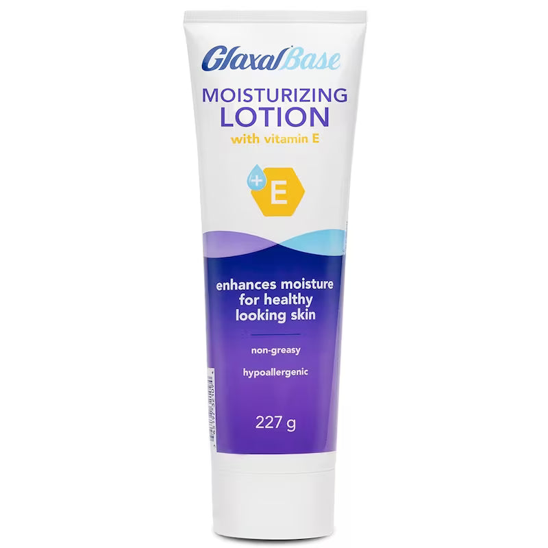 Glaxal Base Moisturizing Lotion with Vitamin E, 227 g Tube