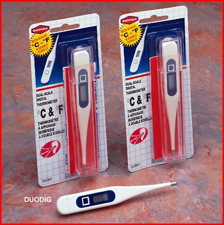 Mansfield Dual Scale Digital Thermometer with Case