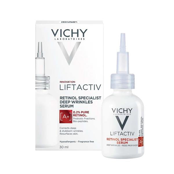 Vichy Liftactiv 0.2% Pure Retinol Anti-Aging Serum, 30 mL