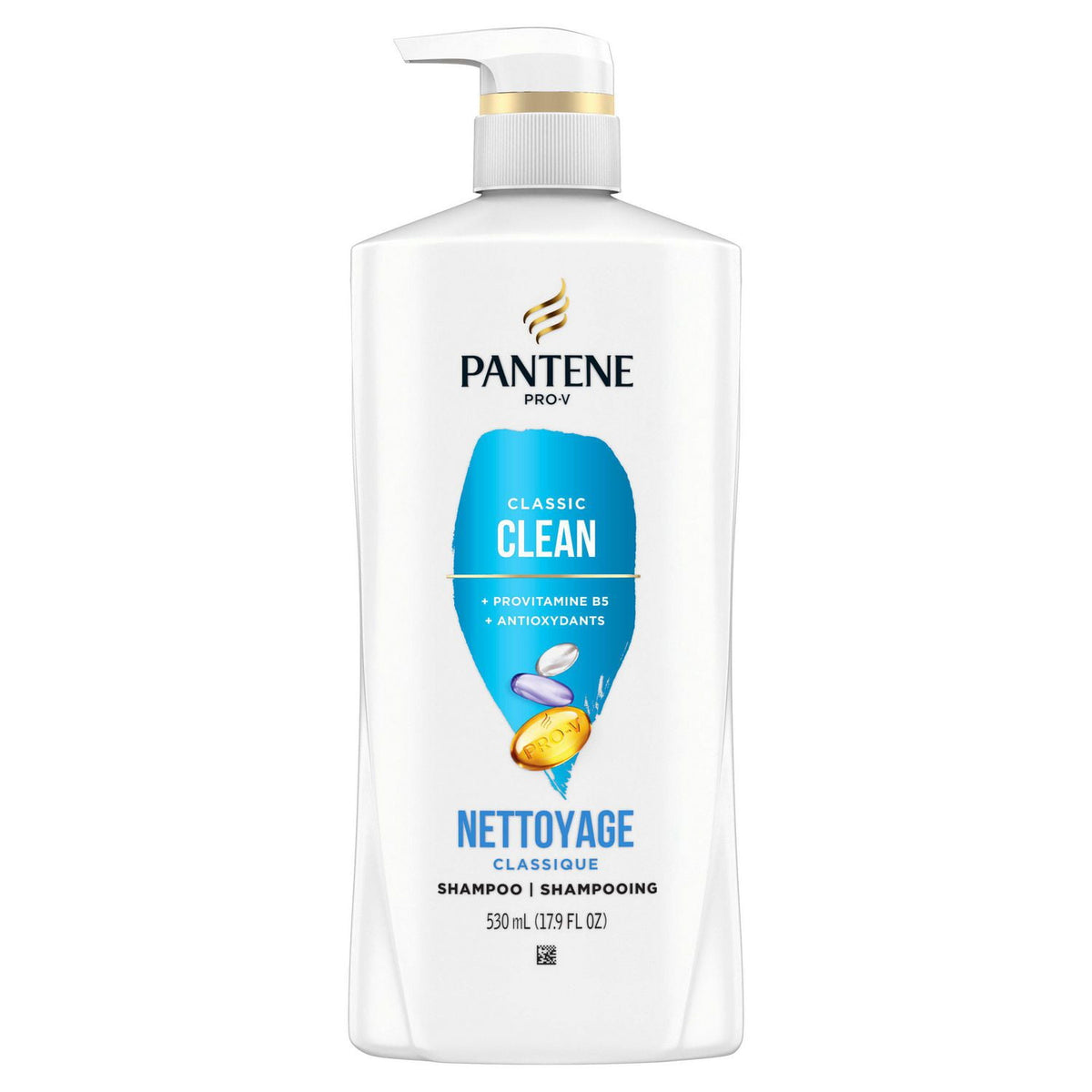 Pantene Pro-V Classic Clean Shampoo, 530 mL