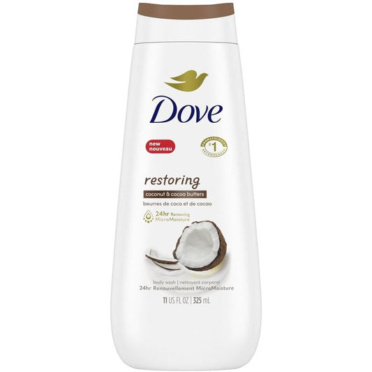 Dove Coconut + Cocoa Butter Body Wash, 325 mL