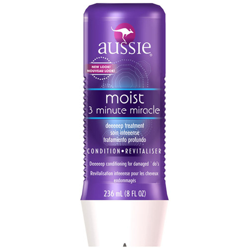 Aussie 3 Minute Miracle Moist Deep Conditioner with Avocado & Australian Jojoba Oil, 236 mL