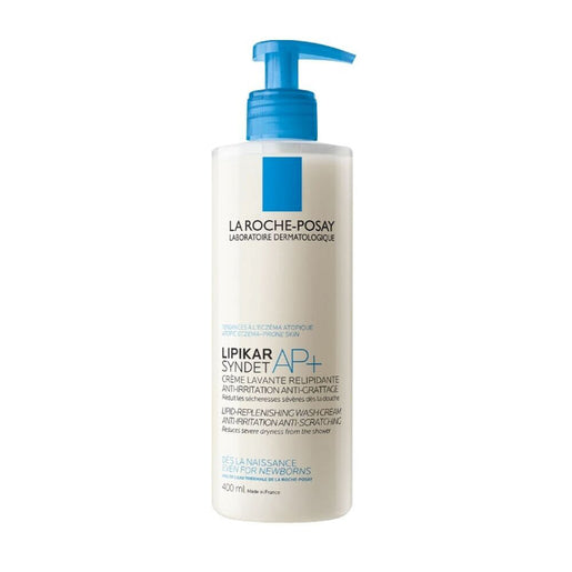 La Roche-Posay Lipikar Syndet AP+ Soap-Free Face & Body Wash, 400 mL