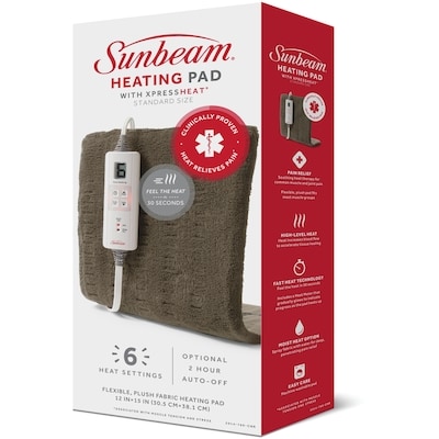 Sunbeam XpressHeat Heating Pad, Standard Size