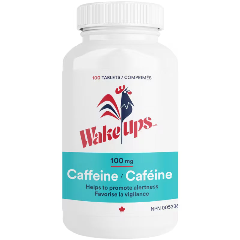 Wake-Ups Caffeine Tablets 100 mg, 100 Tablets