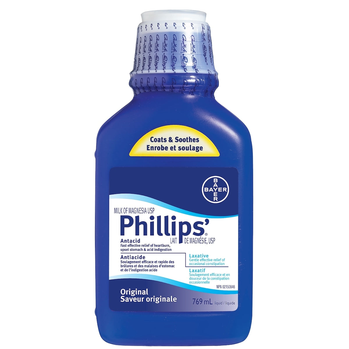 Phillips Milk of Magnesia Original Liquid, 769 mL