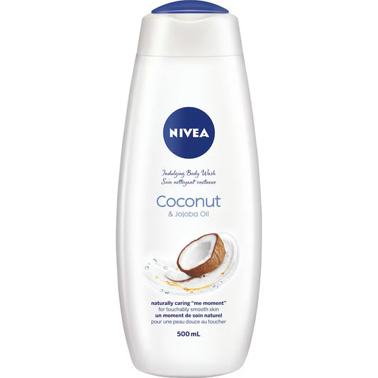 NIVEA Care & Coconut Hydration Body Wash, 500 mL