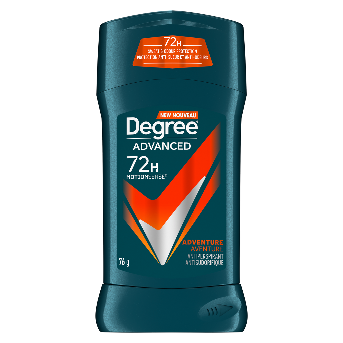 Degree Men Adventure Advanced Antiperspirant Stick, 76 g