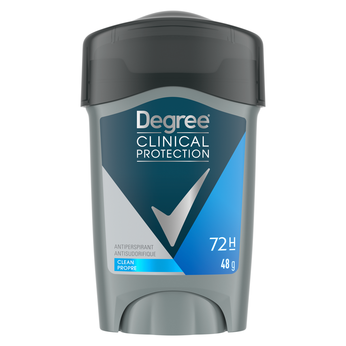 Degree Men Clinical Protection Clean Antiperspirant Deodorant Stick, 48 g