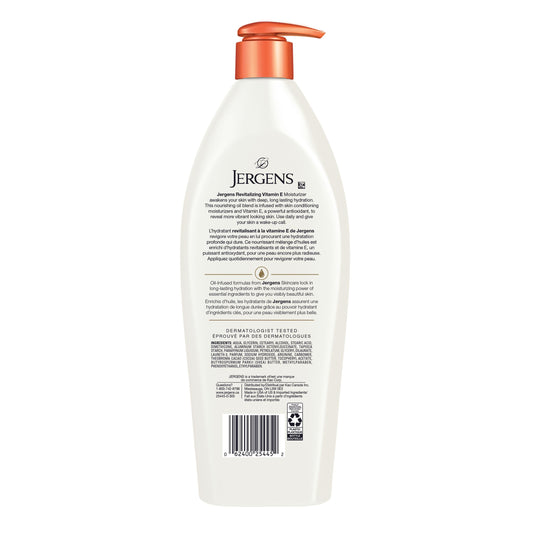 Jergens Revitalizing Vitamin E Moisturizer, 620 mL
