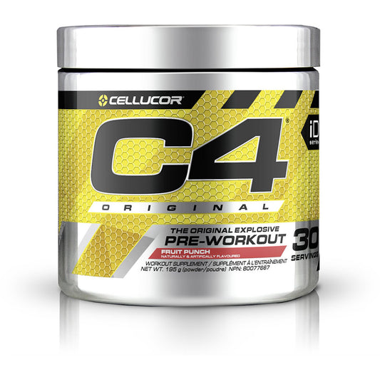 Cellucor C4 Original Pre-Workout Powder, Fruit Punch, 195 g (30 Servings)