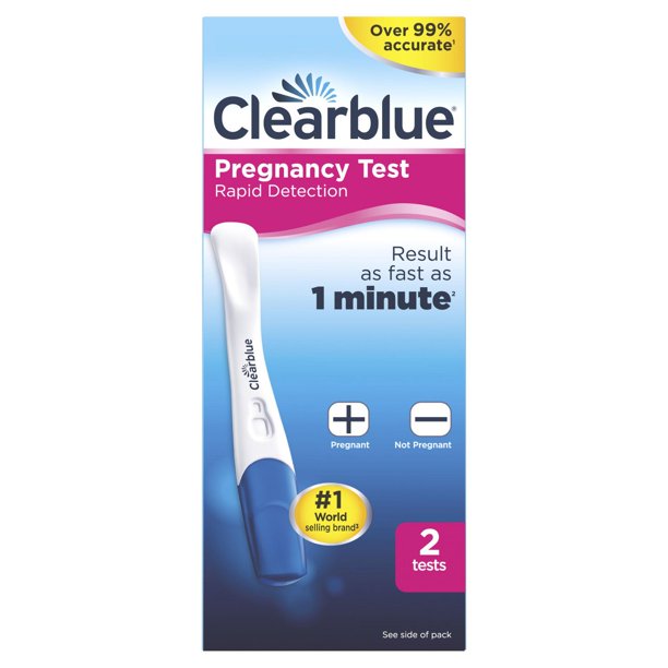 Clearblue Rapid Detection Pregnancy Test, 2 Tests