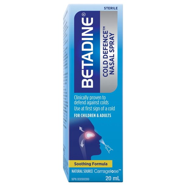 Betadine Cold Defence Nasal Spray, 20 mL
