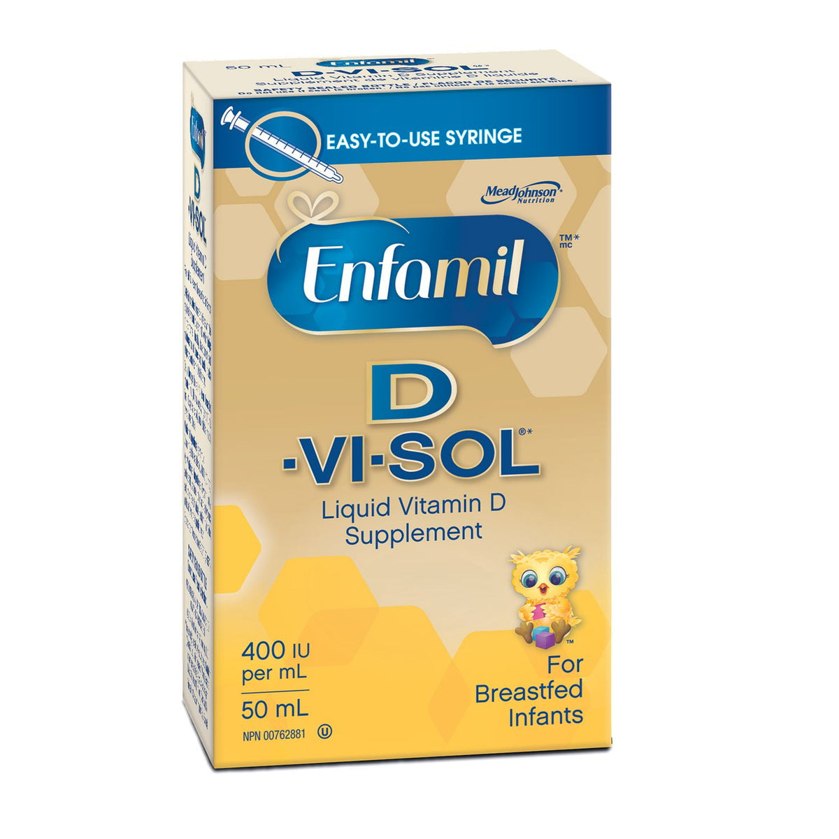 Enfamil D-Vi-Sol Liquid Vitamin D Supplement, 400 IU/mL, 50 mL