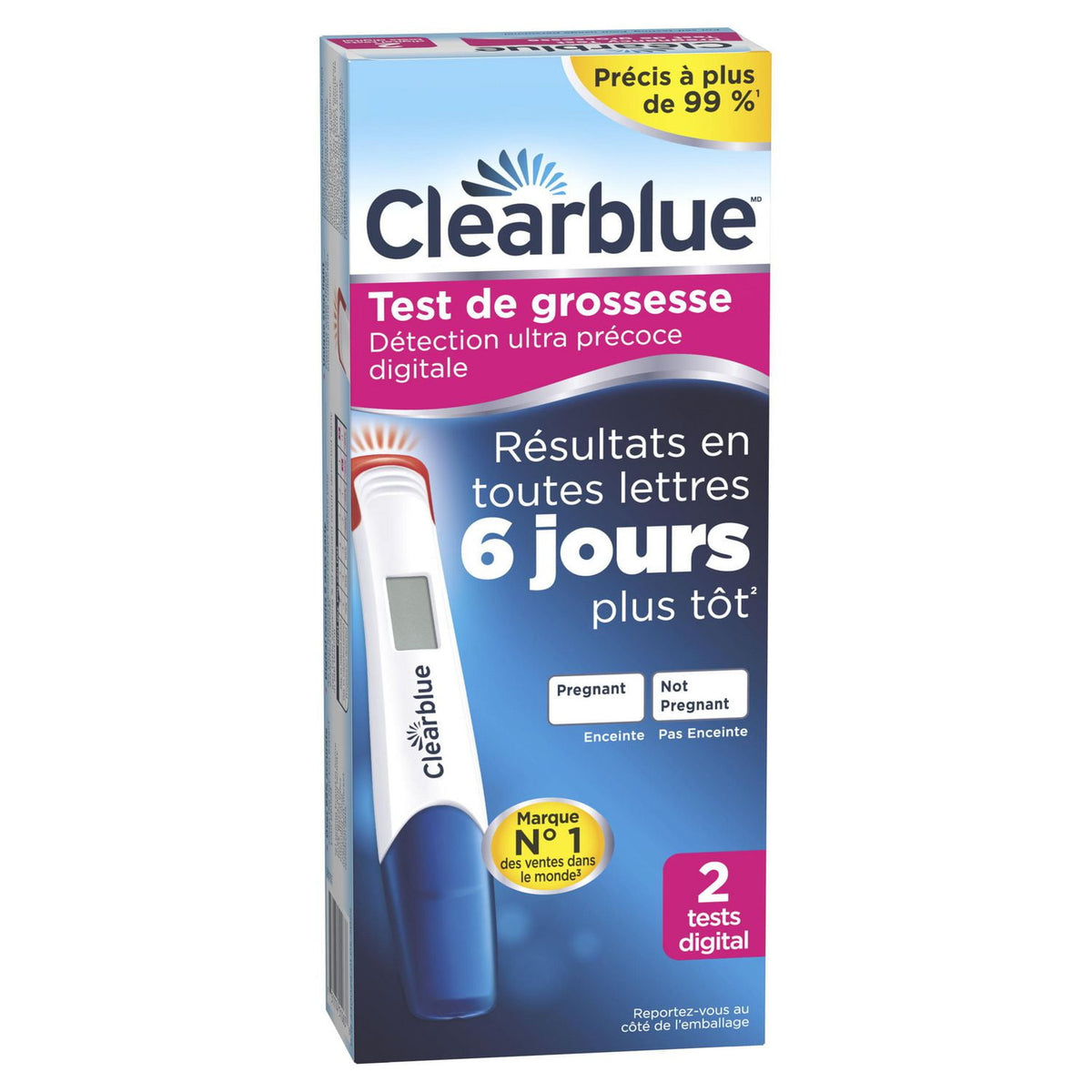 Clearblue Digital Ultra Early Pregnancy Test, 2 Tests