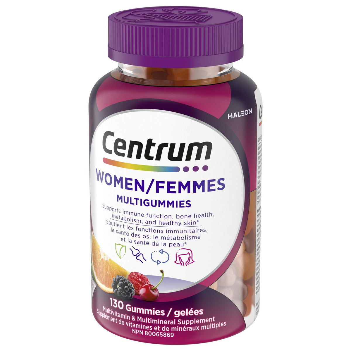 Centrum MultiGummies Women’s Multivitamin Supplement Gummies, 130 Count
