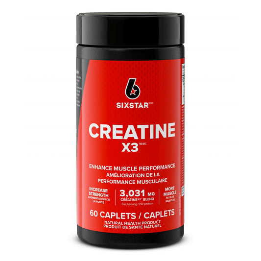 Six Star Elite Series Creatine X3 Capsules, 60 Count