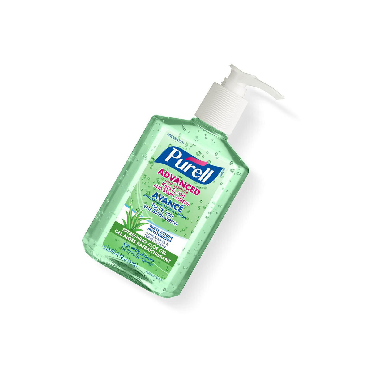 PURELL Advanced Hand Sanitizer Refreshing Aloe Gel Pump, 236 mL