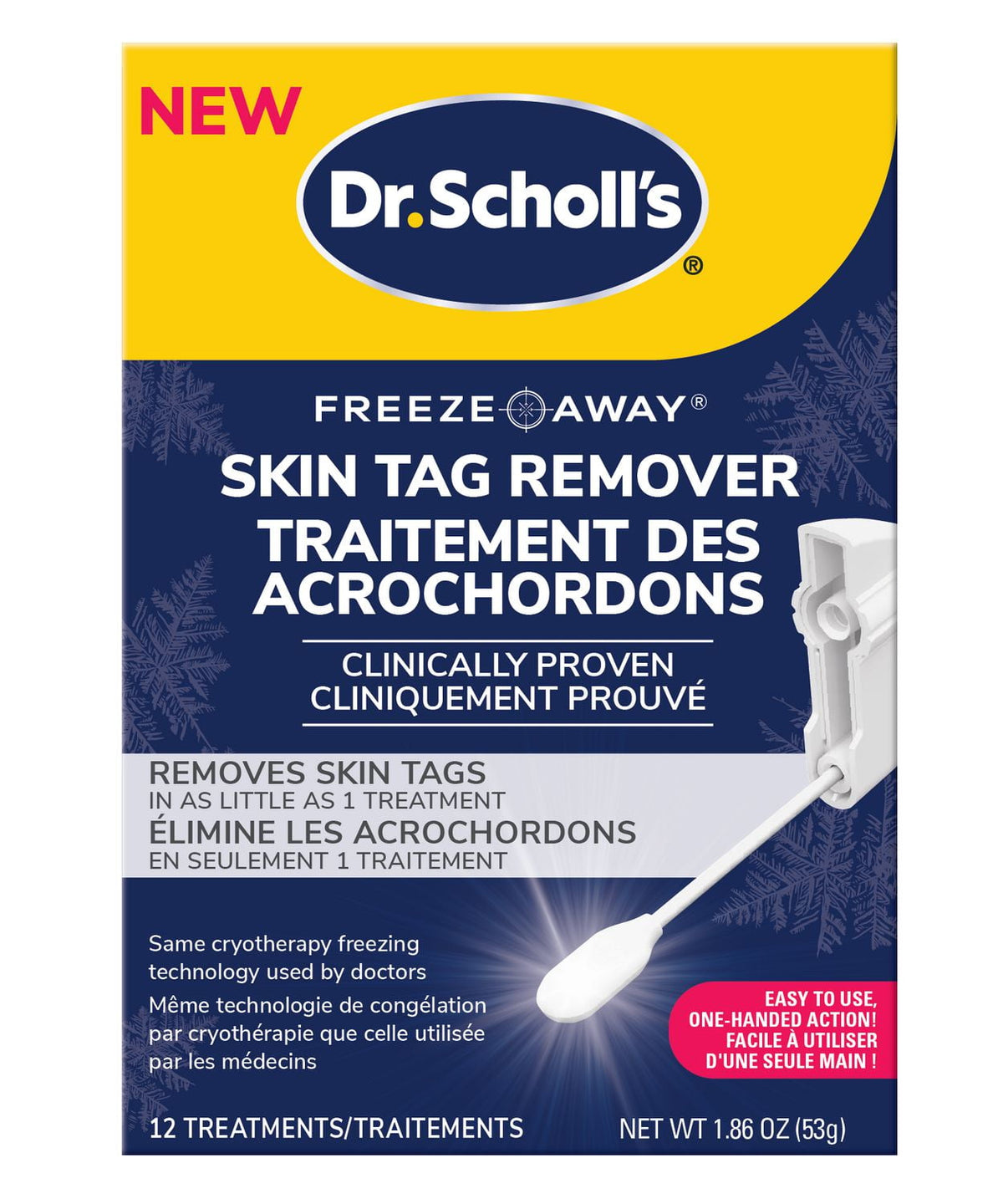 Scholl Freeze Away Skin Tag Remover, 12 Treatments