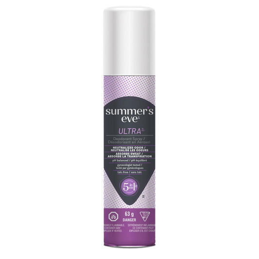 Summer's Eve Ultra Deodorant Spray, 63 g
